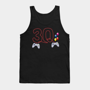 30th Birthday Boy Toddlers Video Gamer Tank Top